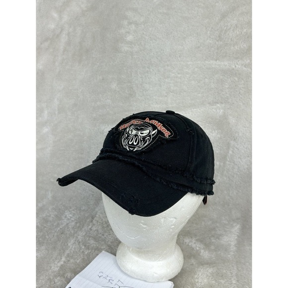 Baseball Truckers Cap Hat Ball Hog Swine Pig Wheels Harley Ride Adjustable - Picture 5 of 8